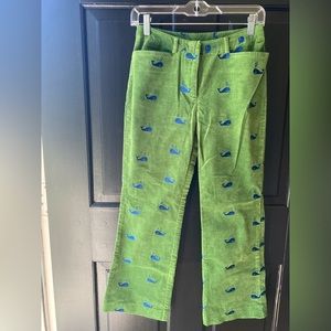 Lilly Pulitzer crop embroidered pants